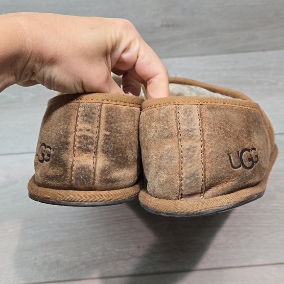 Ugg Australia Men 5650 Scuff RomeoLeather Sheepskin Slippers Slip on shoes sz 12 main image 11